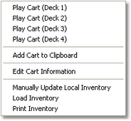 XStudio Inventory Pop-Up Menu