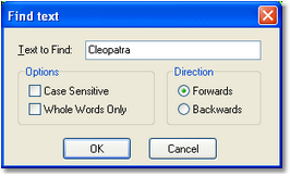 Search Dialog