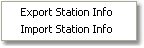 Stations Context Menu