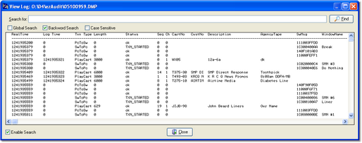 Viewing Raw Audit Data